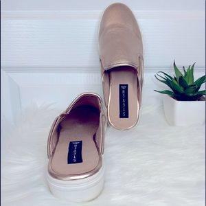 Super Comfy Rose Gold Metallic SlipOn